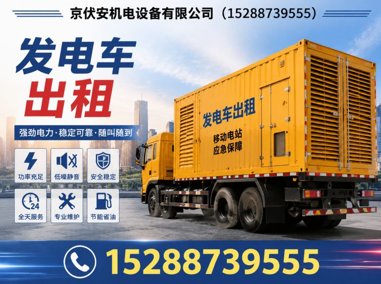 鸡西发电机租赁展示图