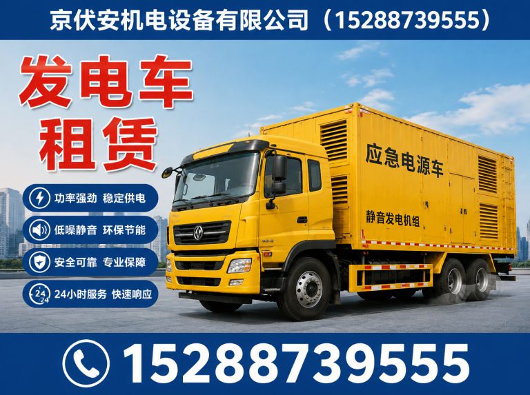 鸡西静音发电车租赁展示图